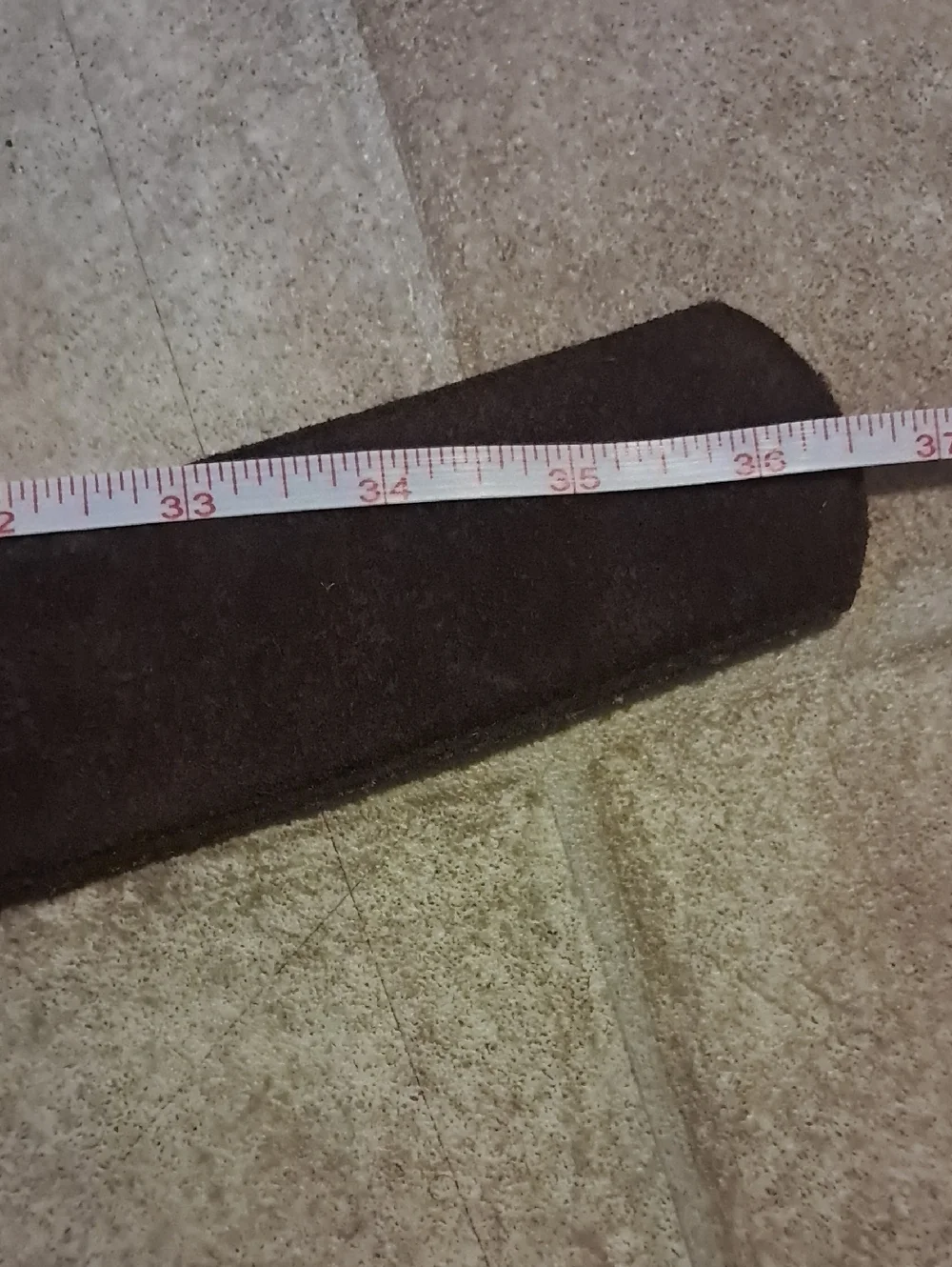 MIOR Brown Suede Leather Belt with Gold/Brass Buckle Wide Boho Festival Western